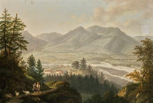 ハプスブルク家の遺跡周辺 作： Johann Caspar Rahn