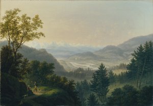 ハプスブルク家の遺跡周辺 作： Johann Caspar Rahn