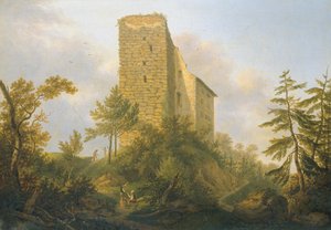 ハプスブルク家の遺跡周辺 作： Johann Caspar Rahn