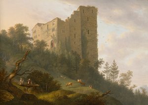 ハプスブルク家の遺跡周辺 作： Johann Caspar Rahn