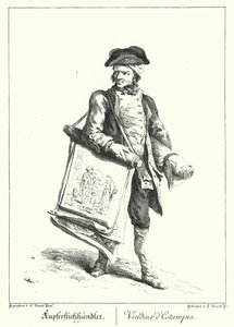 版画販売者（エングレービング 作： Johann Christian (after) Brand