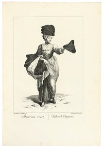 帽子売り手 作： Johann Christian (after) Brand