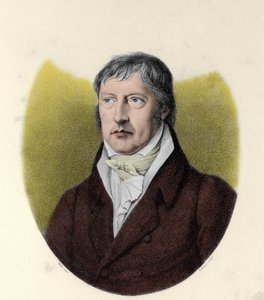 ドイツの哲学者、ゲオルク・ウィルヘム・フリードリヒ・ヘーゲル（1770～1831）の肖像 作： Johann Christian (after) Xeller