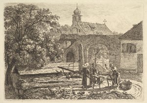 アルテシアン・ウェルの洗濯婦（1817年 作： Johann Christian Erhard