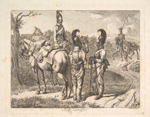 ロシアの胸甲騎兵、1816年。