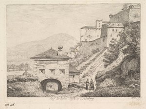 1819年、ザルツブルクの祝祭日。 作： Johann Christian Erhard