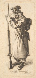 ロシアの歩兵、1815年。 作： Johann Christian Erhard