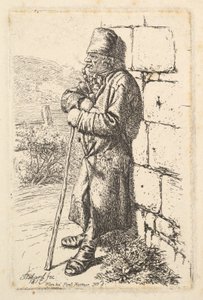 タバコを吸う人、1817年。
