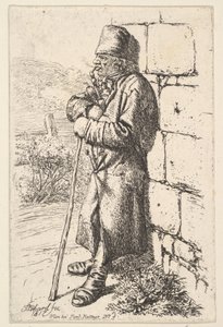 タバコ喫煙者、1817年。