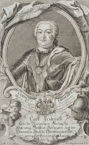 ホルシュタイン＝ゴットルプ公チャールズ・フレデリックの肖像、1700～1739年、18世紀半ば。 作： Johann Christian Leopold