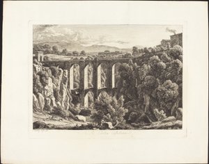 チヴィタ・カステラーナへ 作： Johann Christian Reinhart