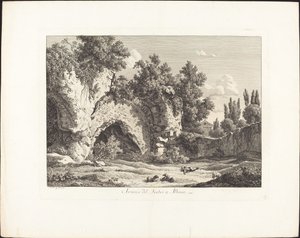 アルバーノの劇場の残り物 作： Johann Christian Reinhart
