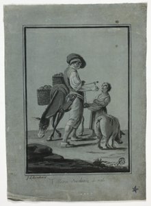 リンゴの行商人 作： Johann Christian Reinhart