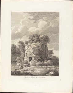 ファレリウムの墓、破壊されたエトルリアの都市 作： Johann Christian Reinhart