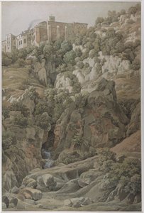 1797年、サビーネ山脈のスビアコ近くのサンタスコラスティカのベネディクト会修道院。