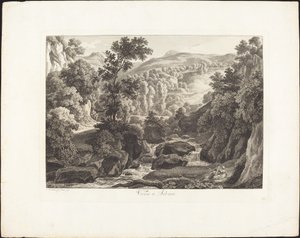 スビアコ付近 作： Johann Christian Reinhart