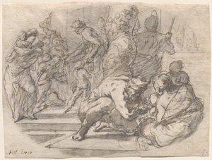 皇后プルケリアの寛大さ 作： Johann Christoph Storer