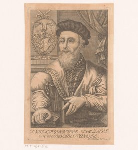 ヴァン・ヴォルフガング・ラジウスの肖像 作： Johann Christoph Winkler