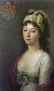 アンナ・ルイーザ・バーバラ・バベット・オデスカルキ伯爵夫人（1778～1813年、旧姓ケグレヴィッチ・ド・ブザン）。 作： Johann Daniel Donat