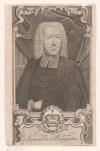 ジークムント・ヤコブ・バウムガルテンの肖像 作： Johann David Schleuen (I)