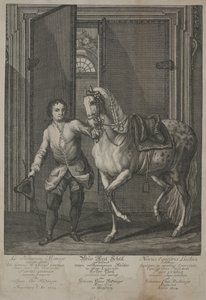 馬術の新しい学校 作： Johann Elias Ridinger