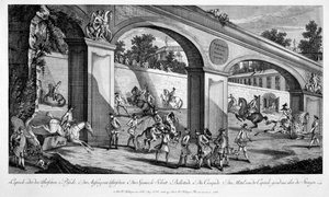 騎兵隊のための馬の訓練、「ルヌーボーマネジュ」、1776年
