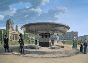 1831年のベルリンラスガルテンの花崗岩料理