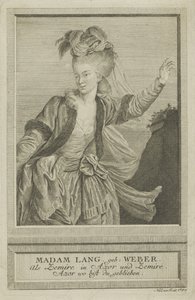 Aloisia Lange、néeWeber 1760-1839、Zemire、1784。