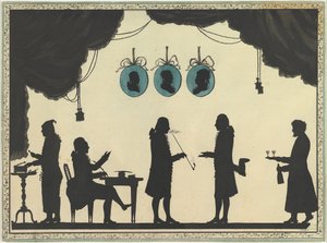 サンクトペテルブルクのデビッド・レントゲン社（1784-86年頃）。 作： Johann Friedrich Anthing