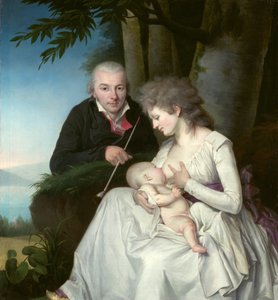 家族の肖像、1795-1800 作： Johann Friedrich August Tischbein