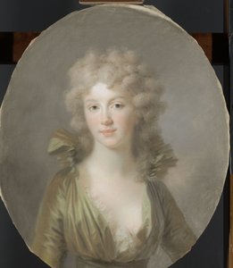 フレデリカ ルイザ ヴィルヘルミナ (1774-1837)、プロイセンの王女。 1791年以来、オランジュ・ナッソー公ウィレム・フレデリックの妻 作： Johann Friedrich August Tischbein