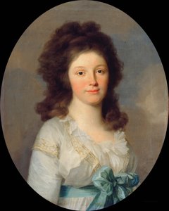 エグロフシュタインのヘンリエット伯爵夫人の肖像、1773～1864 年、1795 年。 作： Johann Friedrich August Tischbein