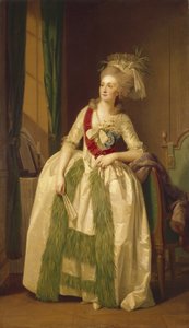 ナタリア王女の肖像ウラジミロフナサルティコヴァ、1780年代 作： Johann Friedrich August Tischbein