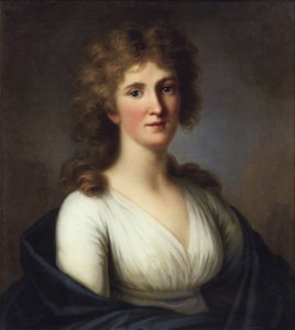 サラ・アンナ・フォン・ミルティッツの肖像1774-1819 作： Johann Friedrich August Tischbein