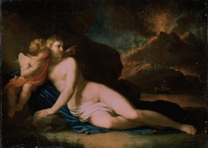 金星とキューピッド、1804 作： Johann Friedrich August Tischbein