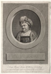 ペルシャ人 - フランツ・ヴィルヘルム・クロイハウフの肖像 作： Johann Friedrich Bause