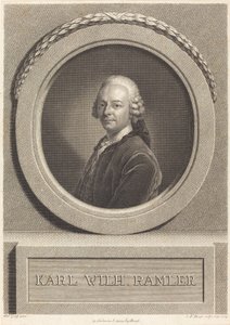 カール・ラムラー 作： Johann Friedrich Bause after Anton Graff