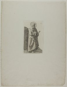 十字架と本を持つ聖フィリッポ・ネリ 作： Johann Friedrich Overbeck