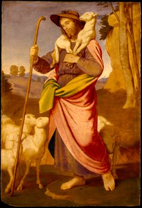 良い羊飼い、1860 年代初頭。 作： Johann Friedrich Overbeck