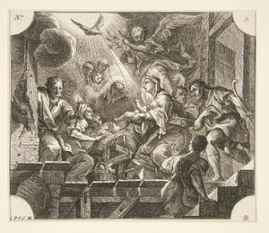 降誕 作： Johann Georg Bergmuller