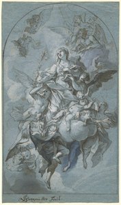 無原罪懐胎 作： Johann Georg Bergmuller