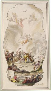 聖ステパノの投石 作： Johann Georg Dieffenbrunner