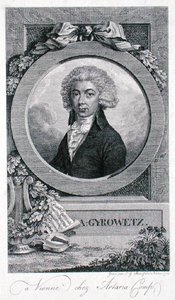 アダルベルト・ジャイロウェッツ（1763-1850）1793年（彫刻作品 作： Johann Georg Mansfeld