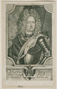 ジョン・チャーチル・ヘルツォーク・フォン・マールボロ 作： Johann Georg Mentzel