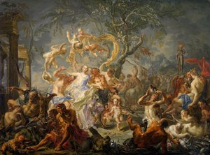 不正のアレゴリー、1720-61。 作： Johann Georg Platzer