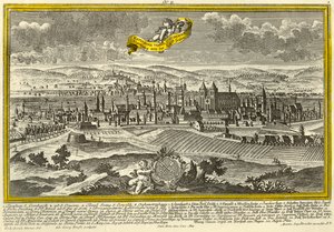 レーゲンスブルク、c1740。 作： Johann Georg Ringlin