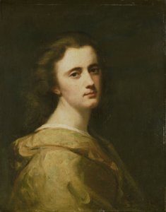 16歳の芸術家の娘、テレーズ・シュワルツェの肖像 作： Johann Georg Schwartze