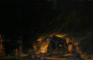火」1760年頃（木に油彩）