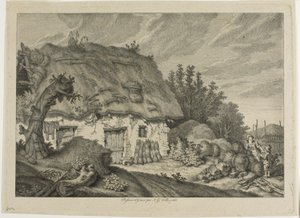 ファーム コテージ 作： Johann Georg Wille