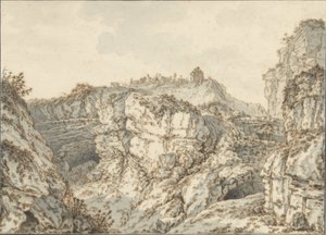 モンマルトルの岩場 作： Johann Georg Wille